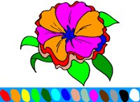 Онлайн раскраски цветы, цветок, разукрашки цветы